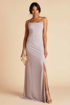 Ash Crepe Dress - Lilac