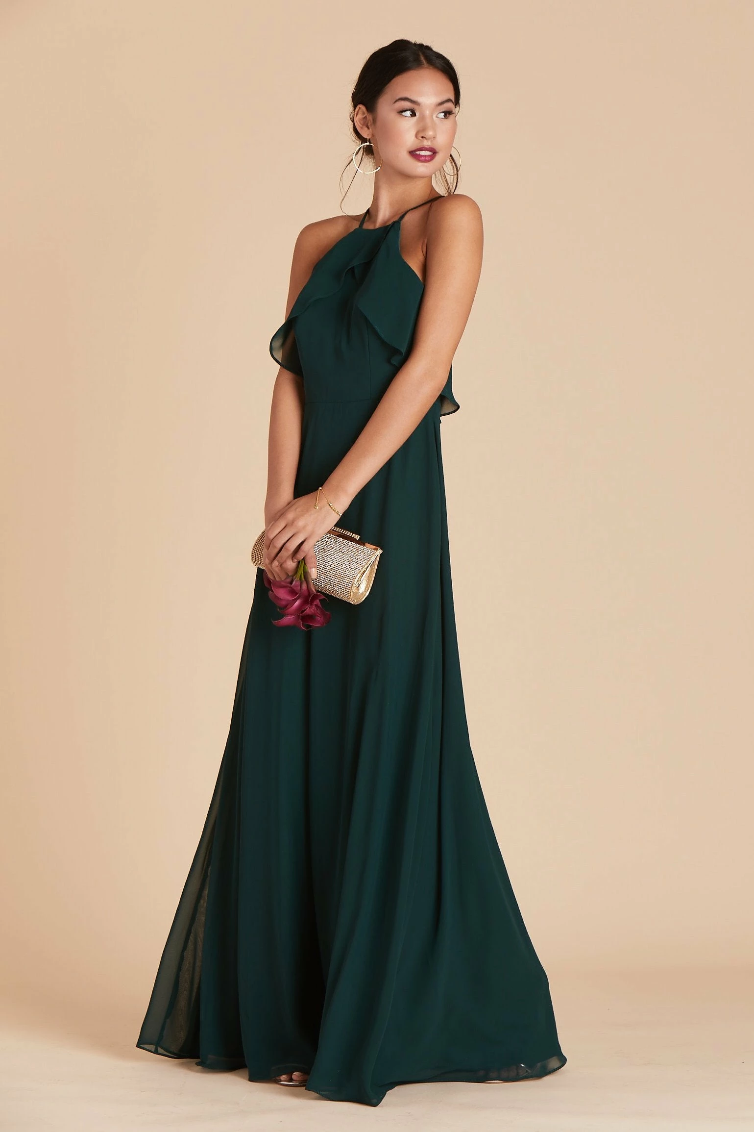Jules Dress - Emerald 1 Jules Dress - Emerald
