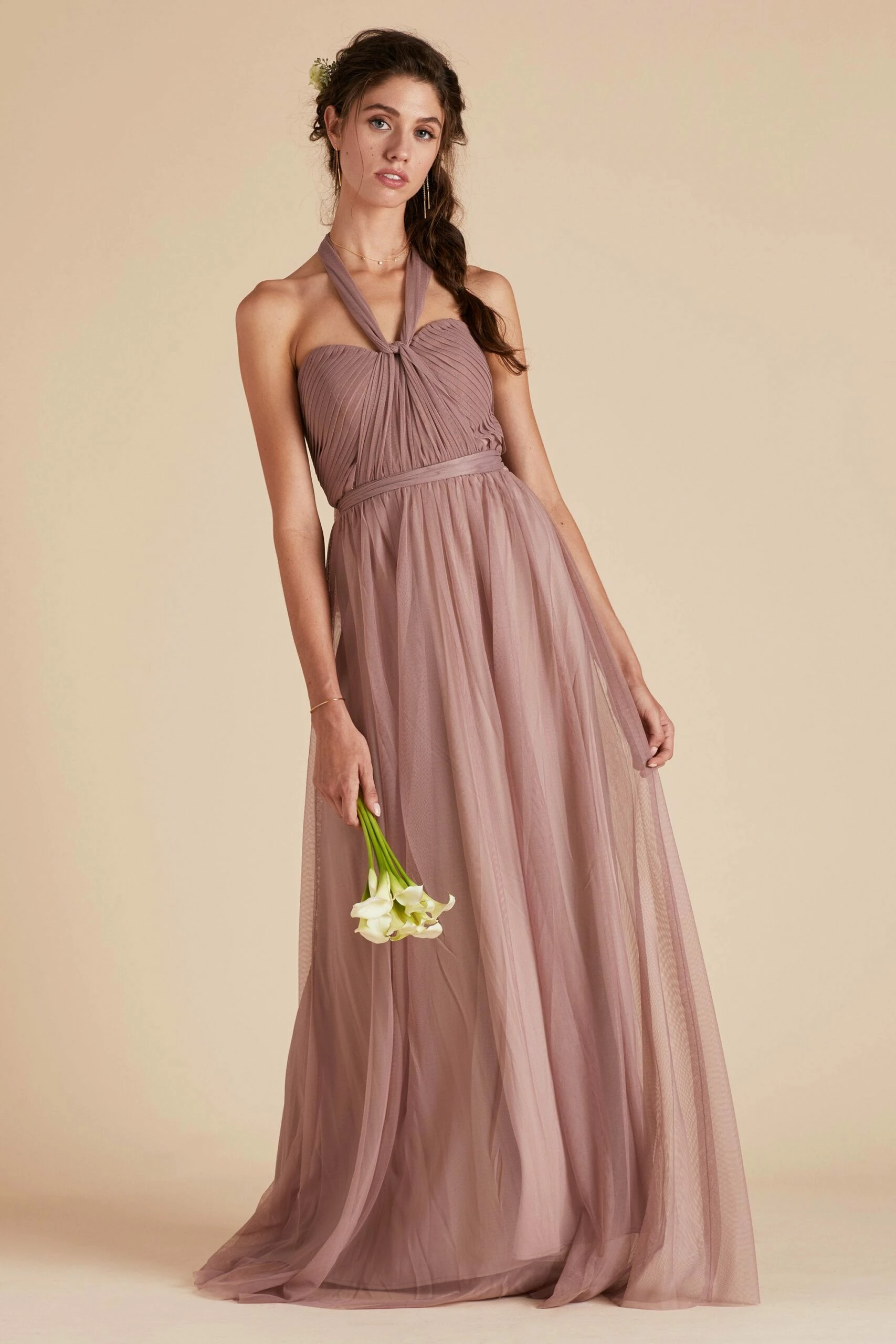 Christina Convertible Dress - Sandy Mauve 1 Christina Convertible Dress - Sandy Mauve