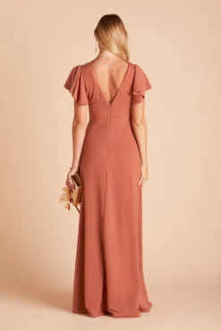 Hannah Crepe Dress - Terracotta -US Skirt Sales 2024 0d0fa00cf1cc364d71f8e59a302c9102