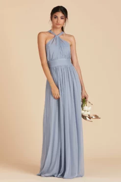 Kiko Dress - Dusty Blue -US Skirt Sales 2024 1ea531af2f14518efedb73a28132202c