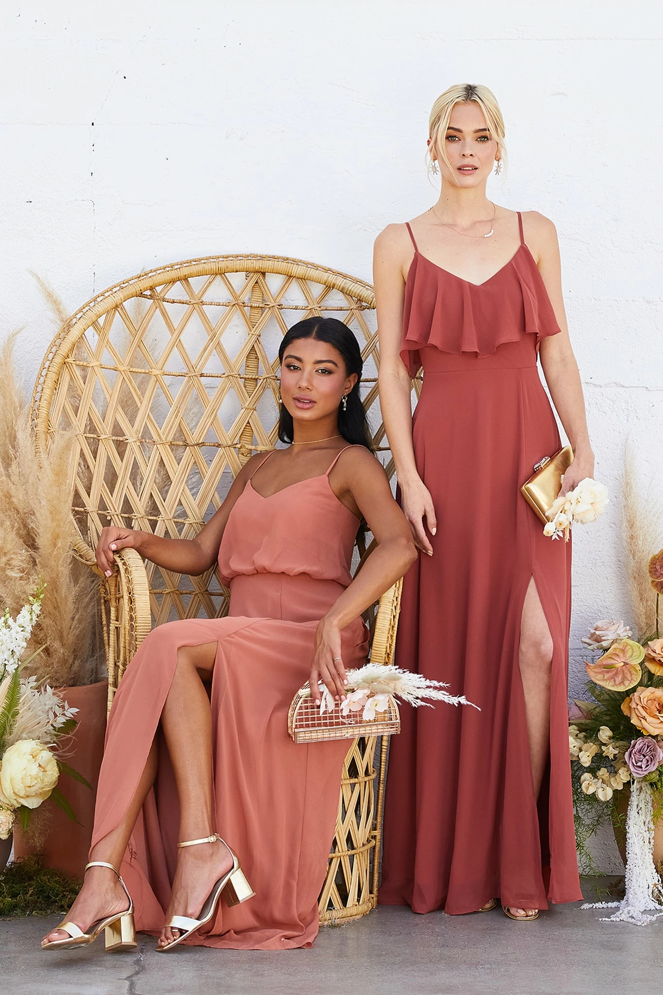 Gwennie Dress - Terracotta 2 Gwennie Dress - Terracotta - Image 2