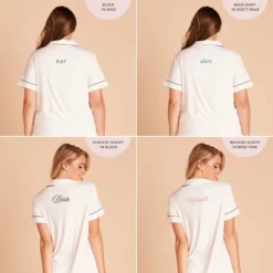 Jonny Pajama Set - White 22 Jonny Pajama Set - White -US Skirt Sales 2024 2048x2048 PDP Personalized JonnyPJ COLLAGE curve and straight IVORY