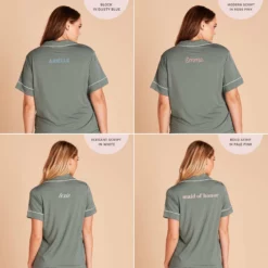 Jonny Pajama Set - Sea Glass -US Skirt Sales 2024 2048x2048 PDP personalized JonnyPjs SeaGlass 01