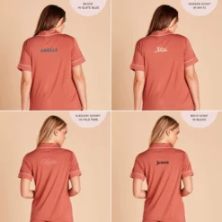 Jonny Pajama Set - Terracotta 22 Jonny Pajama Set - Terracotta -US Skirt Sales 2024 2048x2048 PDP personalized JonnyPjs Terracotta 01