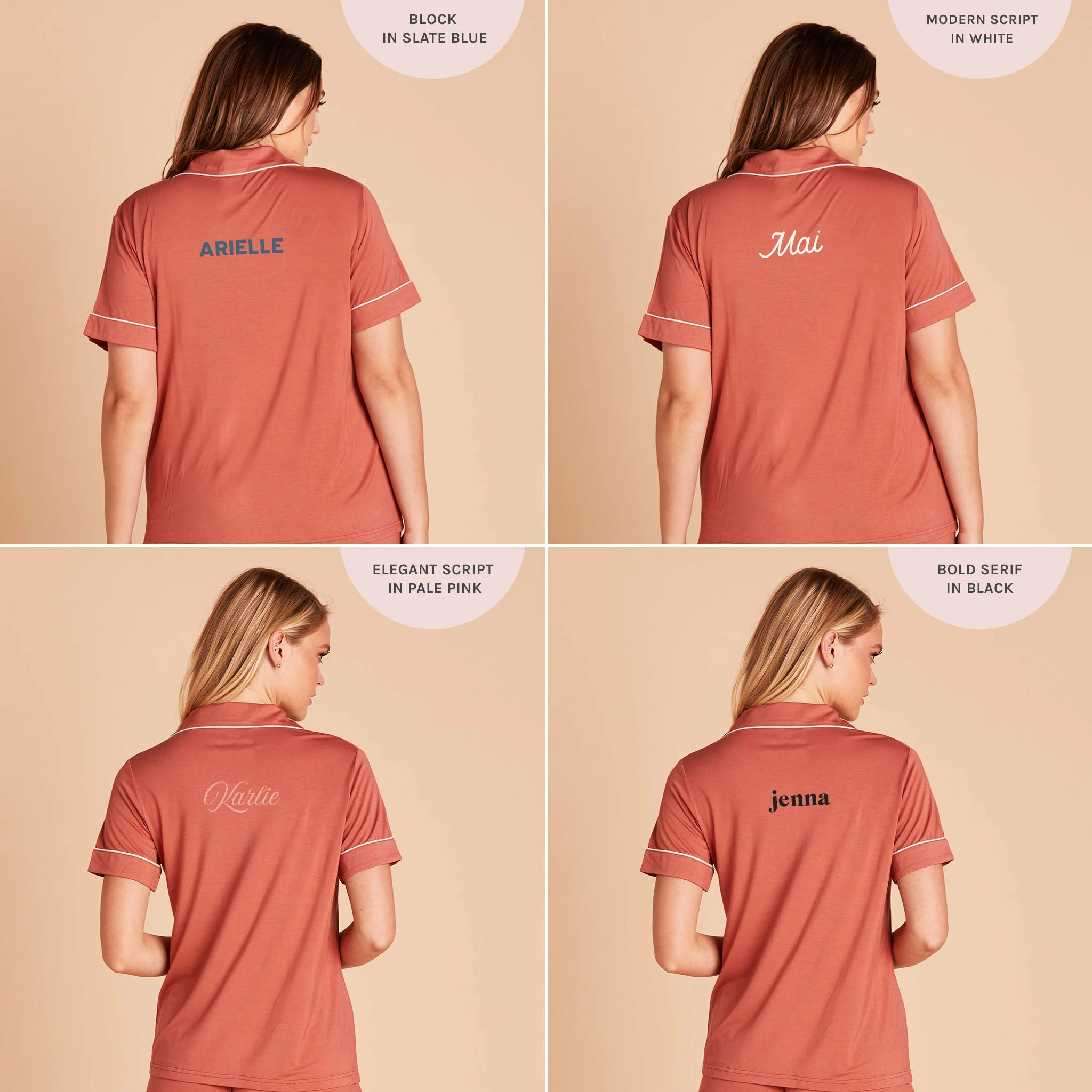 Jonny Pajama Set - Terracotta 11 Jonny Pajama Set - Terracotta - Image 11