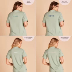 Jonny Pajama Set - Sage 19 Jonny Pajama Set - Sage -US Skirt Sales 2024 2048x2048 PDP personalized JonnyPjs sage 01