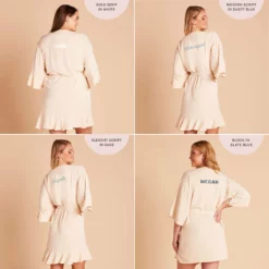 Kenny Ruffle Robe - Champagne -US Skirt Sales 2024 2048x2048 PDP personalized Kenny Karen Robe Solid Champagne 01 1d0ec0f7 56e6 459c 9993 99ac3ad347eb