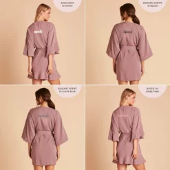 Kenny Ruffle Robe - Dark Mauve -US Skirt Sales 2024 2048x2048 PDP personalized Kenny Karen Robe Solid Mauve 01 ca449473 105a 4aba ad69 6e71e440c1db