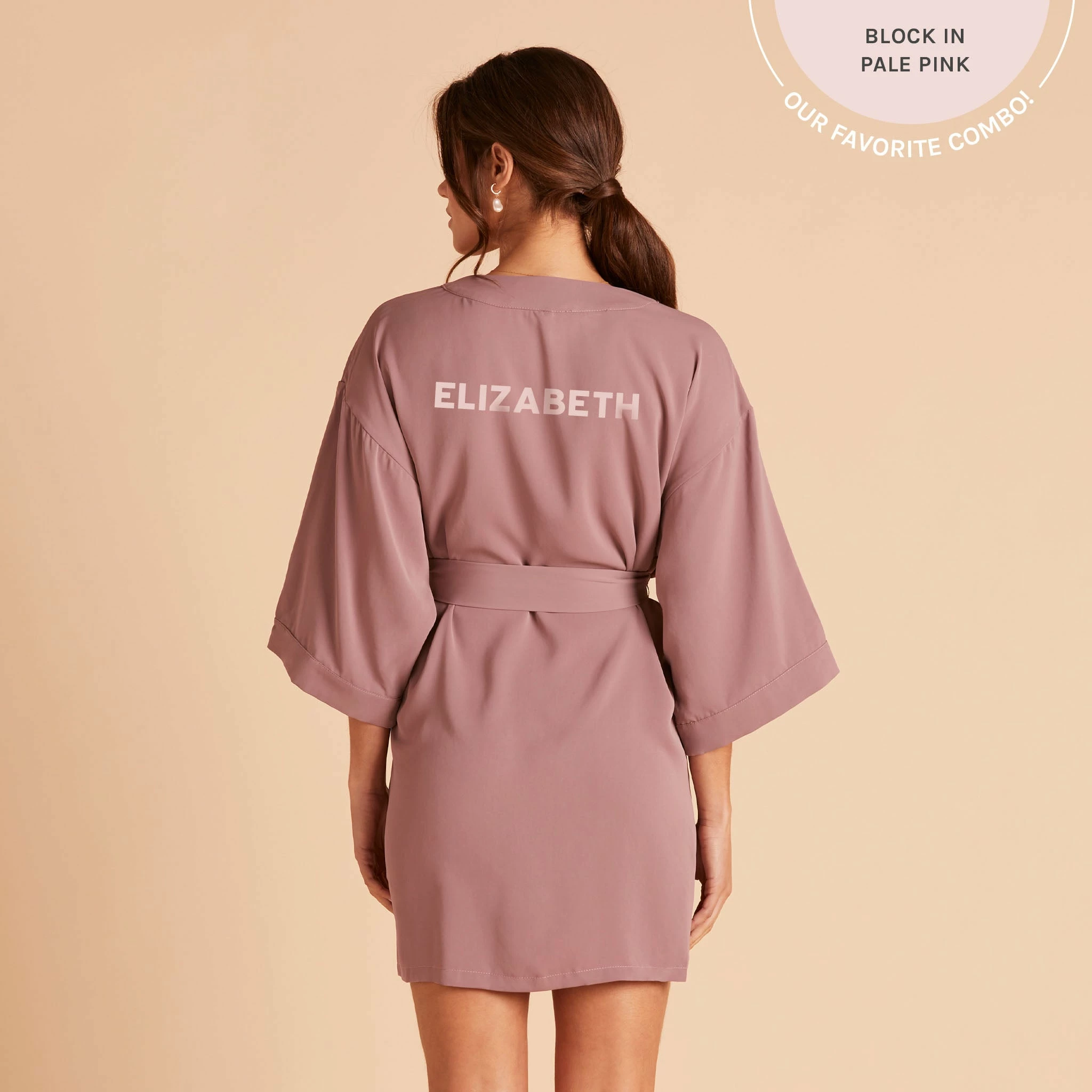 Karen Robe - Dark Mauve 2 Karen Robe - Dark Mauve - Image 2