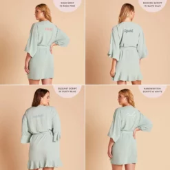 Karen Robe - Sage -US Skirt Sales 2024 2048x2048 PDP personalized Kenny Karen Robe Solid Sage 01