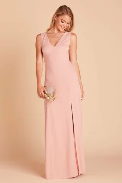 Shamin Crepe Dress - Dusty Rose -US Skirt Sales 2024 2540200e6157fd5f6e18d5b99b37ffae