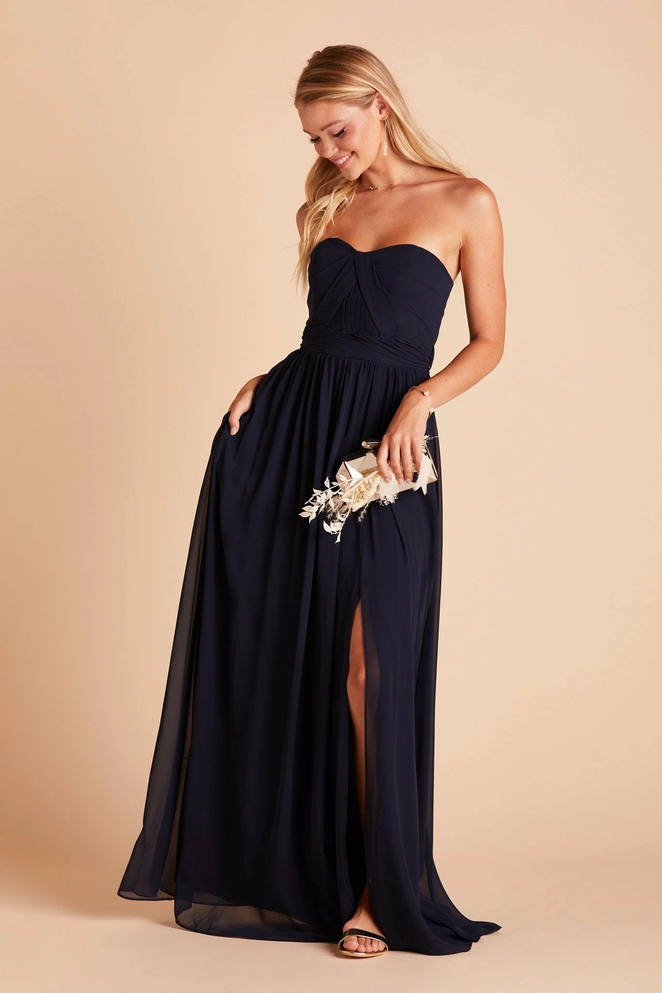 Grace Convertible Dress - Navy 14 Grace Convertible Dress - Navy - Image 14