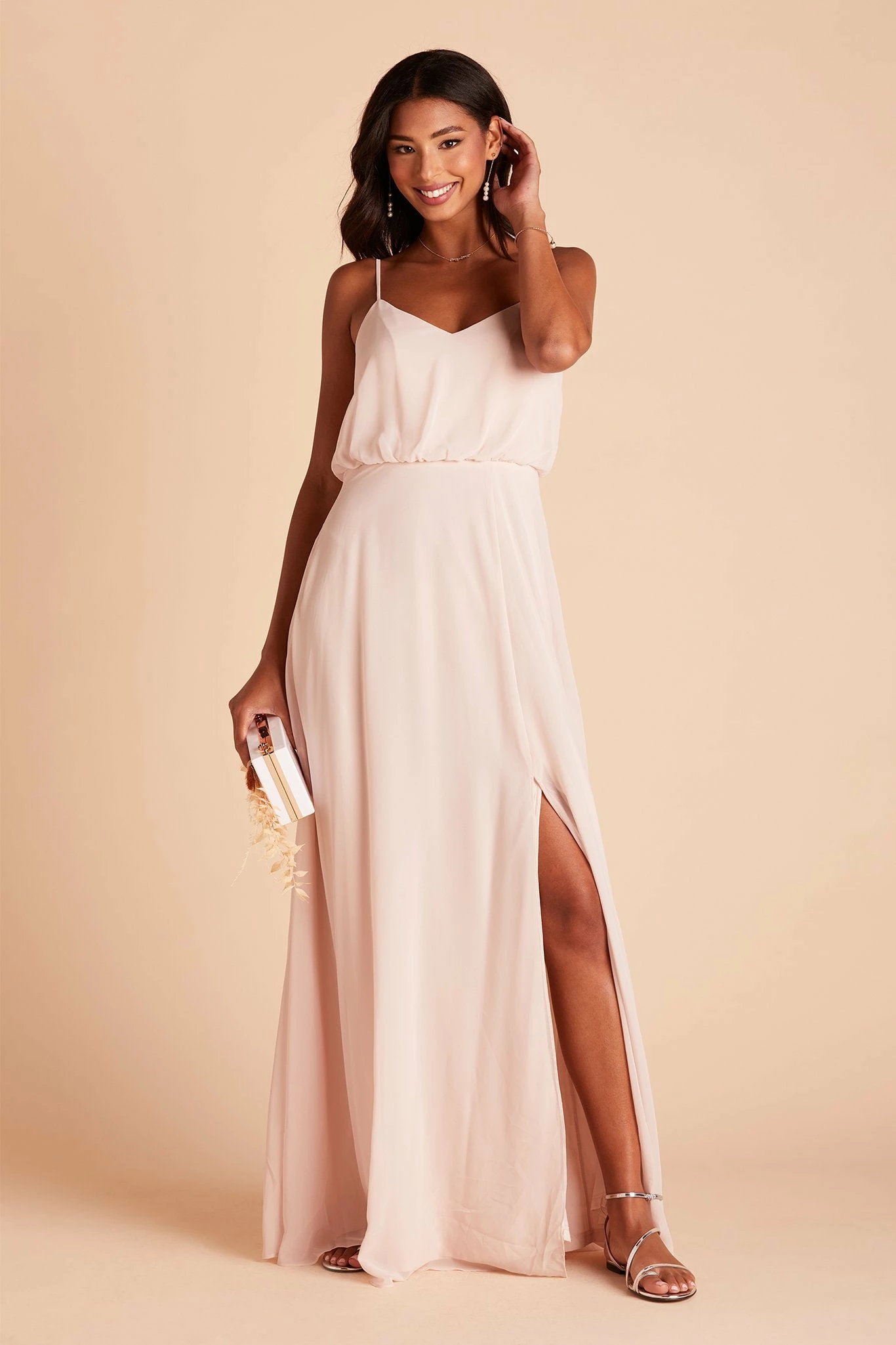 Gwennie Dress - Pale Blush 15 Gwennie Dress - Pale Blush - Image 15