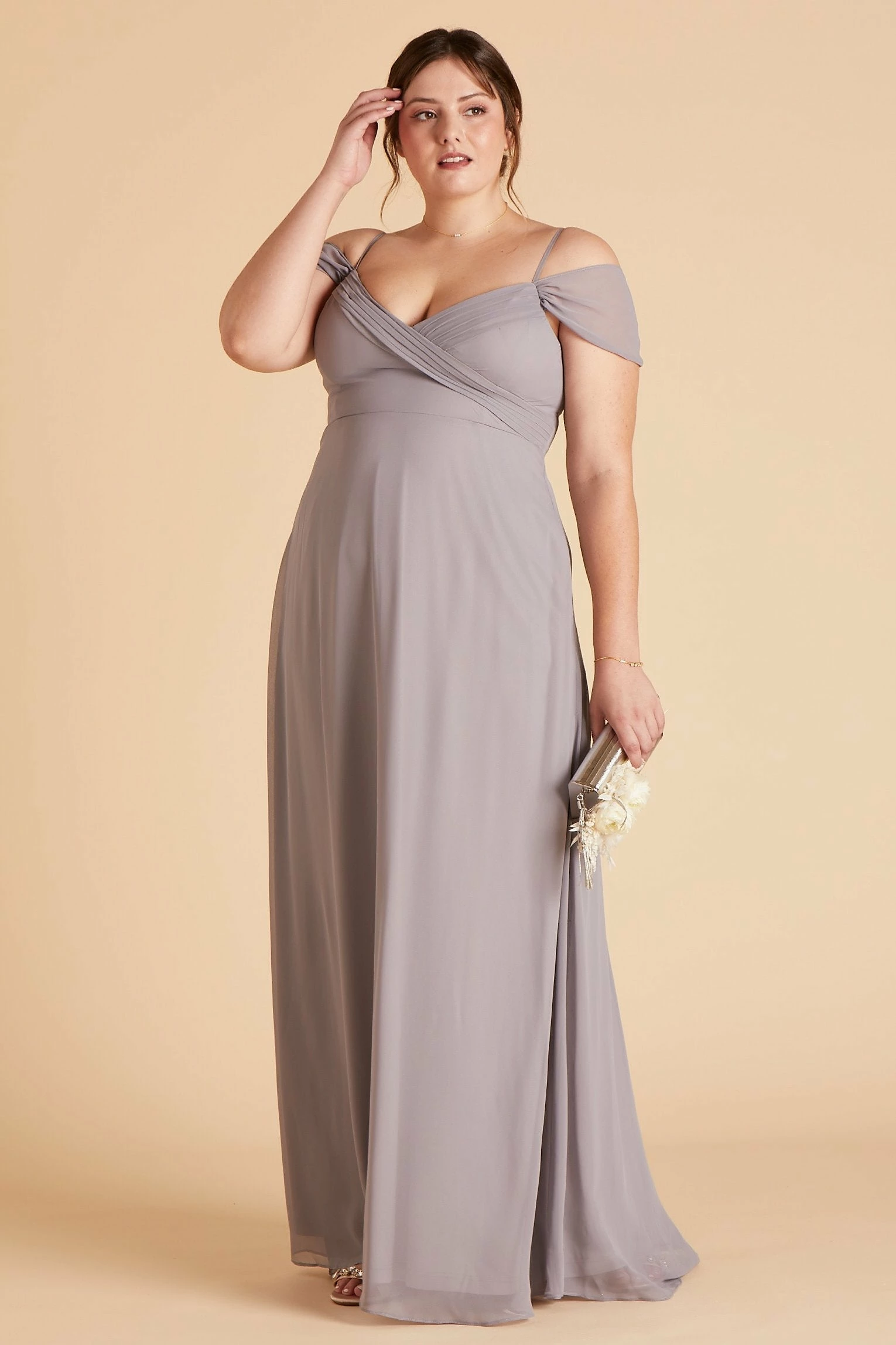 Spence Convertible Dress - Silver 13 Spence Convertible Dress - Silver - Image 13