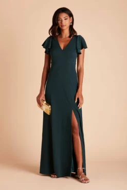 Hannah Crepe Dress - Emerald -US Skirt Sales 2024 3c1a4841b03948c13e6561d7ae84a143