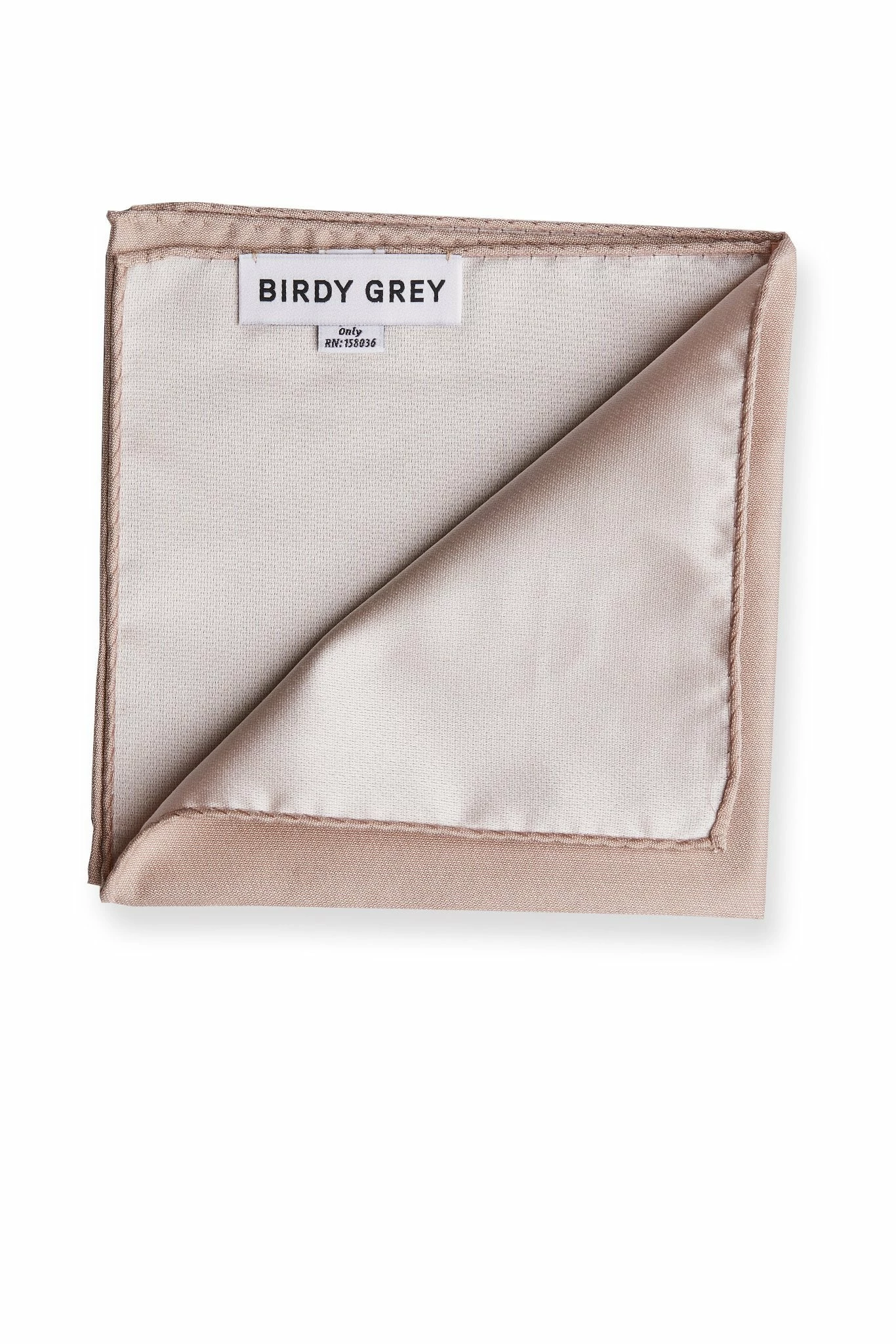 Didi Pocket Square - Taupe 2 Didi Pocket Square - Taupe - Image 2