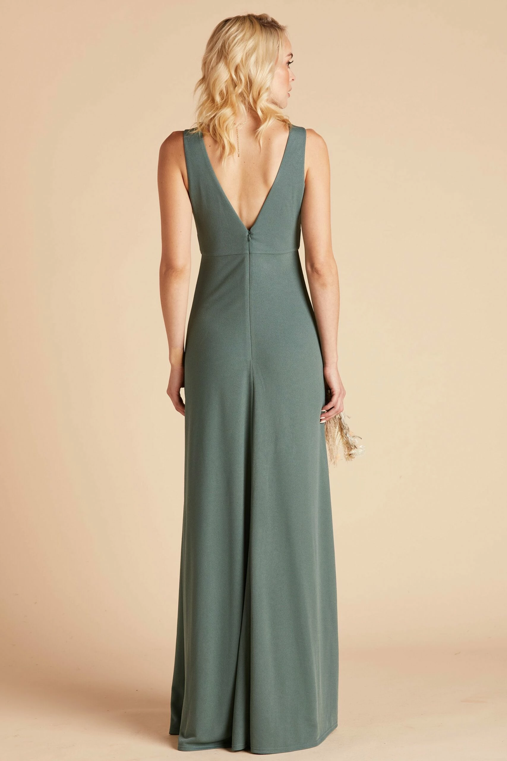 Shamin Crepe Dress - Sea Glass 8 Shamin Crepe Dress - Sea Glass - Image 8