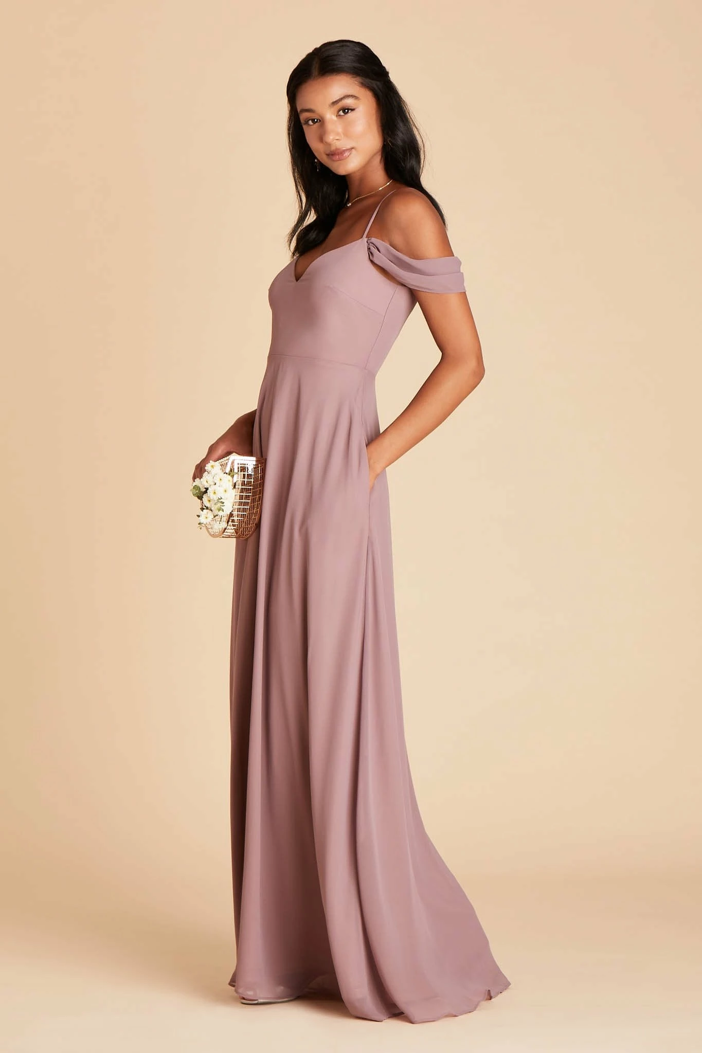 Devin Convertible Dress - Dark Mauve 15 Devin Convertible Dress - Dark Mauve - Image 15