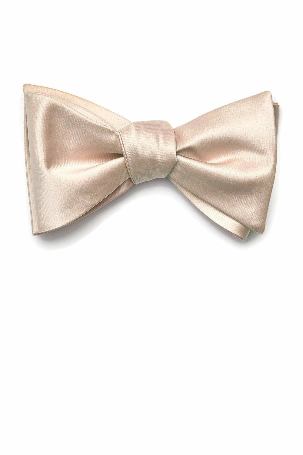 Daniel Bow Tie - Pale Blush Sateen 7 Daniel Bow Tie - Pale Blush Sateen - Image 7
