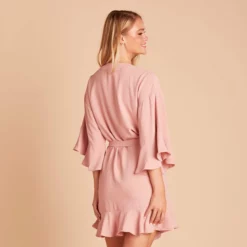 Kenny Ruffle Robe - Dusty Rose -US Skirt Sales 2024 51cdf846dc1aa6b8d2e14c690f381e3c