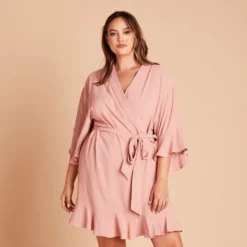 Kenny Ruffle Robe - Dusty Rose -US Skirt Sales 2024 5811dca65db730e646078a67a32148a4