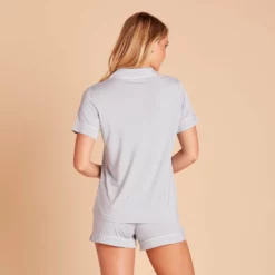 Jonny Pajama Set - Dusty Blue -US Skirt Sales 2024 60dd07c7e271b035940e5f4fc8e8db98