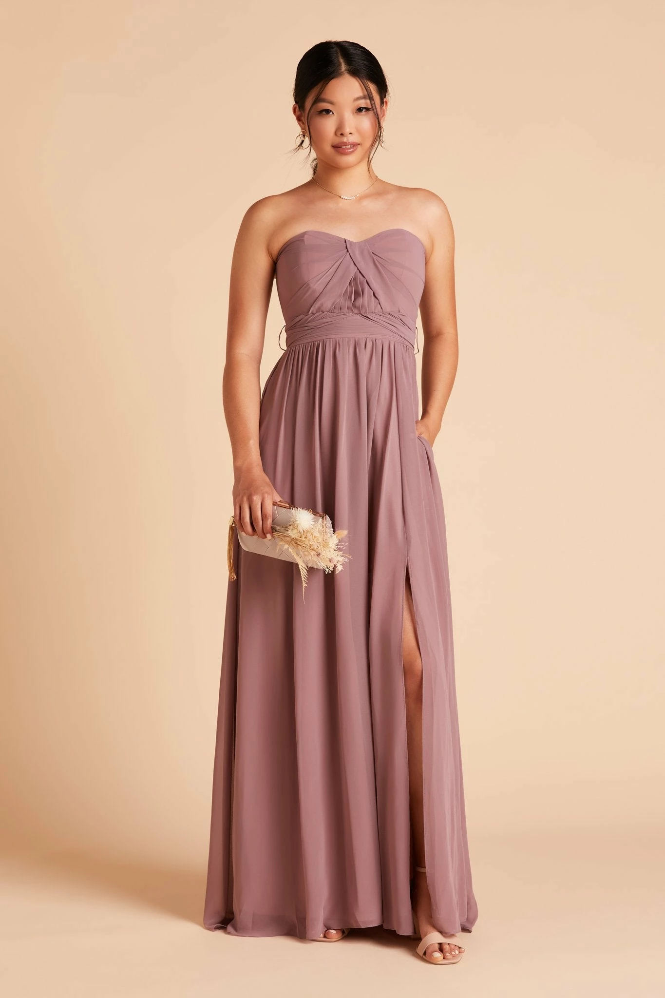 Grace Convertible Dress - Dark Mauve 11 Grace Convertible Dress - Dark Mauve - Image 11