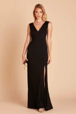 Shamin Crepe Dress - Black