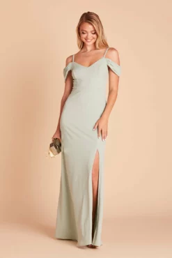 Dev Crepe Dress - Sage