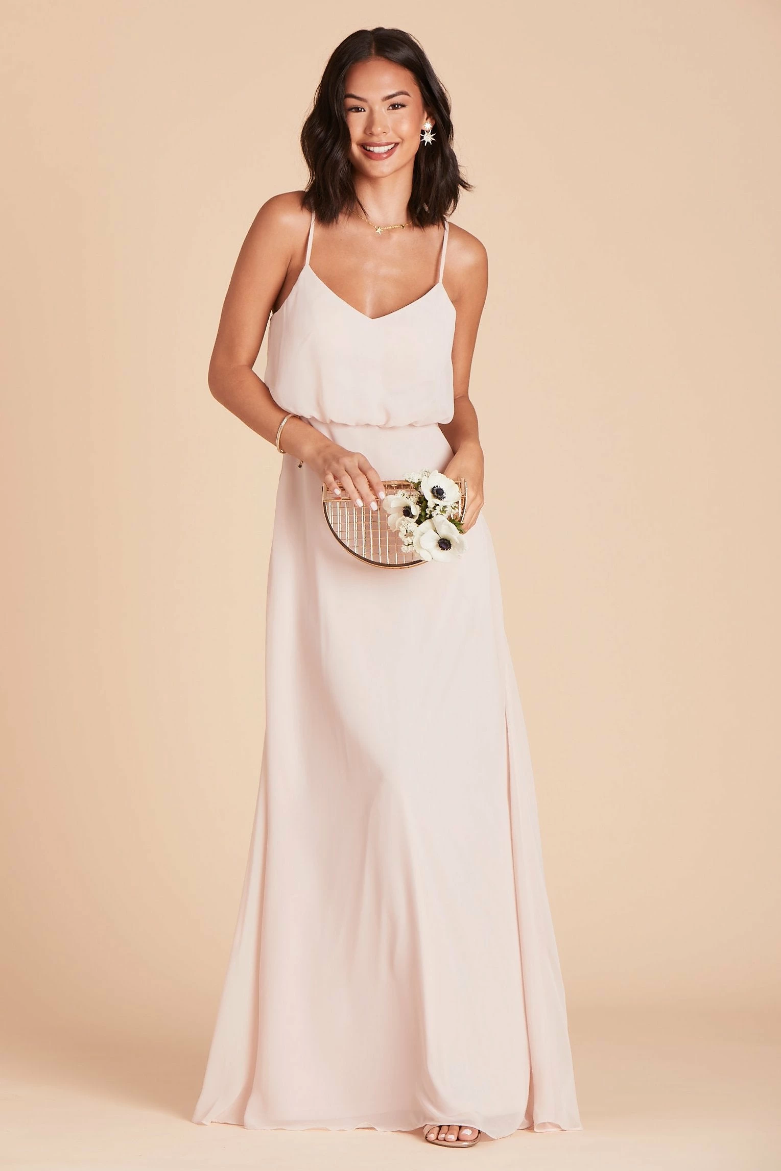 Gwennie Dress - Pale Blush 1 Gwennie Dress - Pale Blush