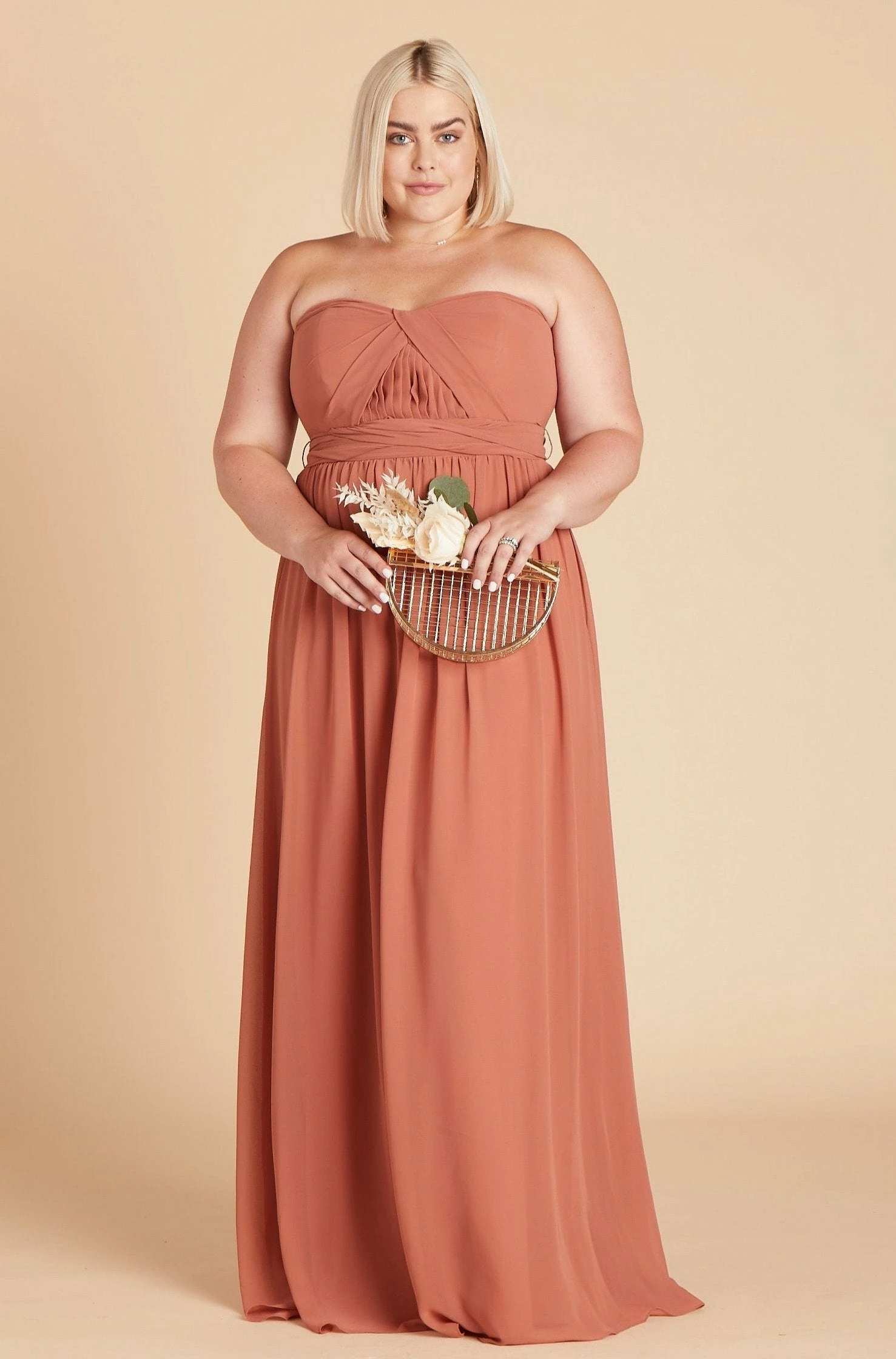 Grace Convertible Dress - Terracotta 3 Grace Convertible Dress - Terracotta - Image 3