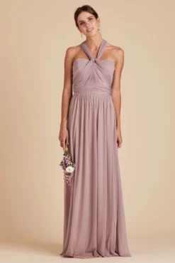 Chicky Convertible Dress - Mauve