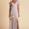 Hannah Crepe Dress - Lilac
