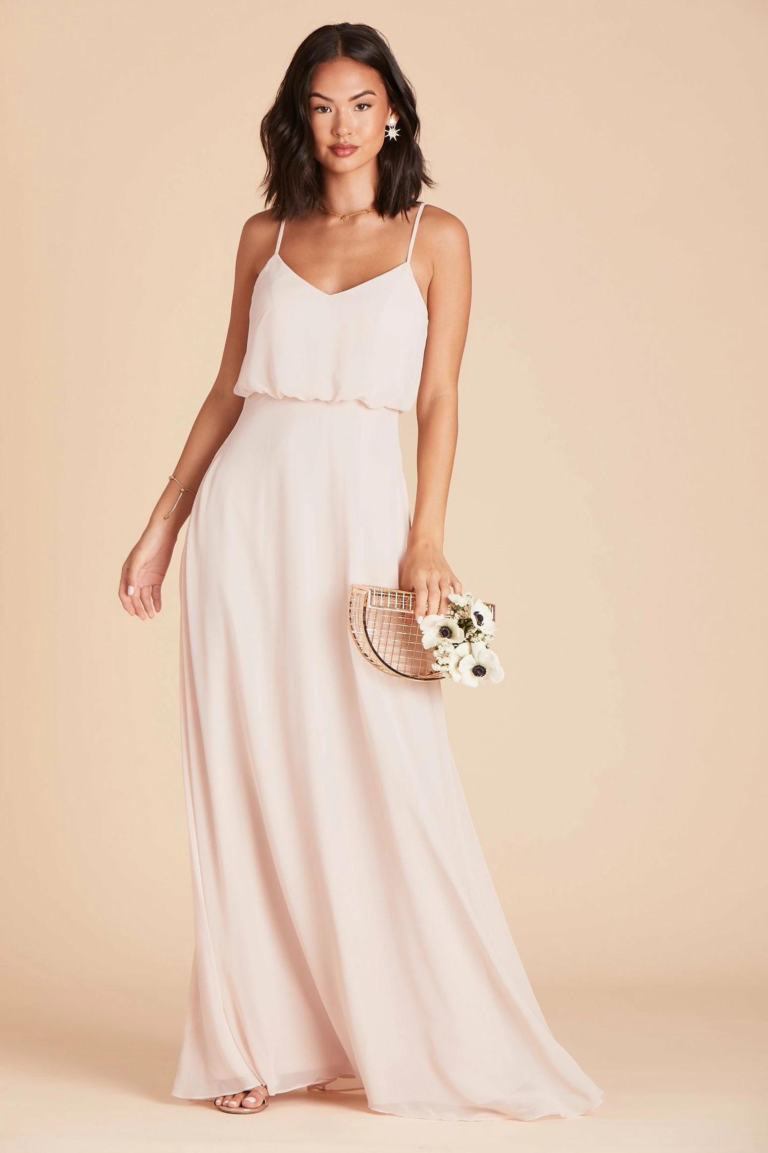 Gwennie Dress - Pale Blush 5 Gwennie Dress - Pale Blush - Image 5