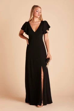 Hannah Crepe Dress - Black -US Skirt Sales 2024 71808401632381baccfe8513d71a36a7