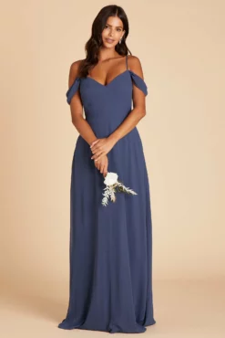 Devin Convertible Dress - Slate Blue -US Skirt Sales 2024 7479bdfc48922b7fd9203f4f444600ac