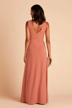 Shamin Crepe Dress - Terracotta -US Skirt Sales 2024 75628a5d7edda7704facbcbf4640c103