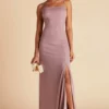 Benny Crepe Dress - Dark Mauve