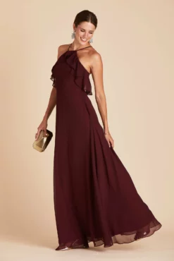 Jules Dress - Cabernet