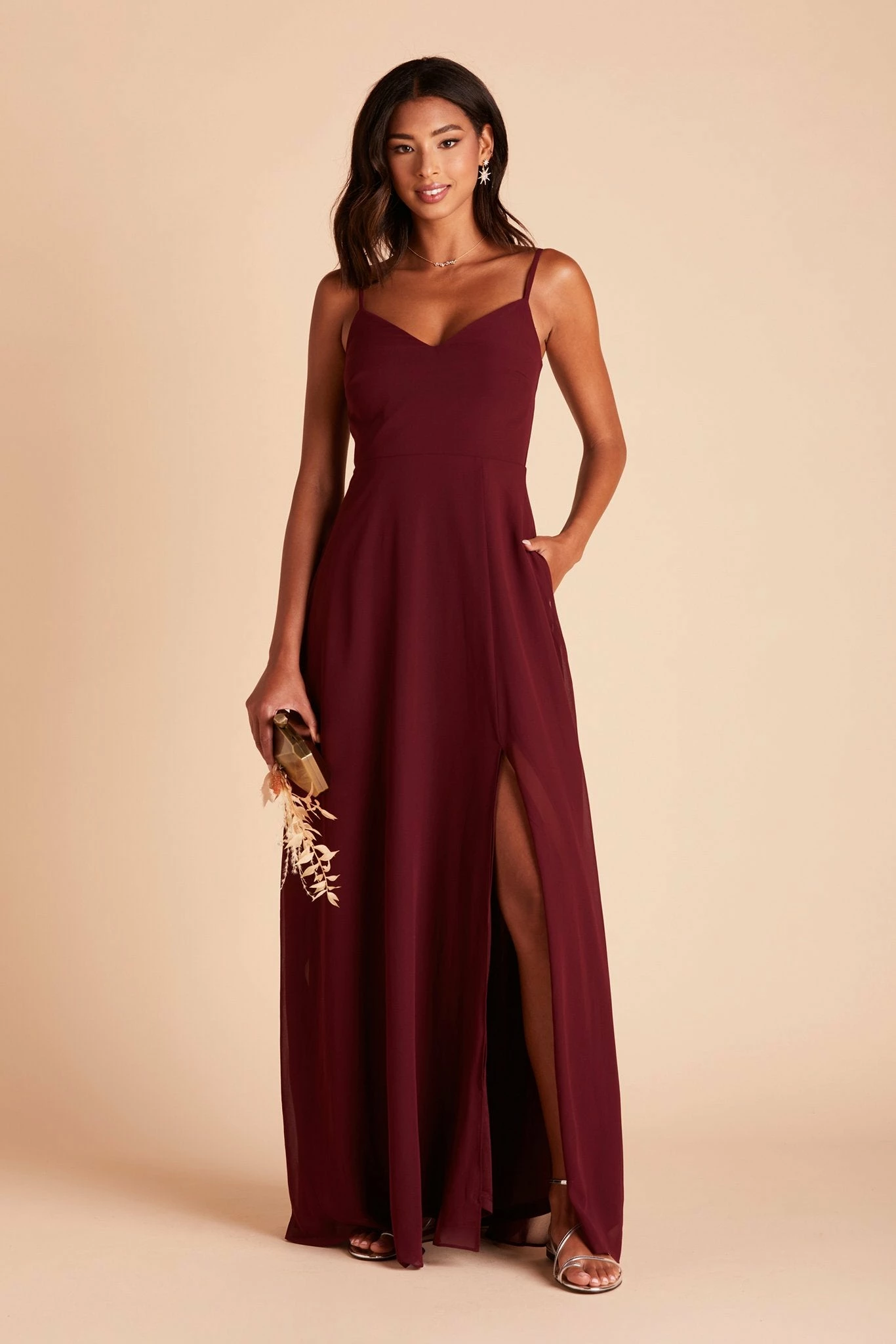 Devin Convertible Dress - Cabernet 4 Devin Convertible Dress - Cabernet - Image 4