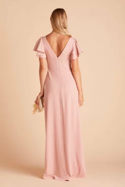 Hannah Crepe Dress - Dusty Rose -US Skirt Sales 2024 8d9d18e9f43be4e3d2c0162b70164524