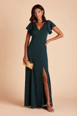 Hannah Crepe Dress - Emerald -US Skirt Sales 2024 93cbc51f896c5751396a0c2a07c6b134
