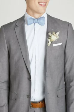 Daniel Bow Tie - Dusty Blue Dot