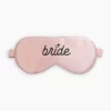 Silk Bride Sleep Mask - Pink