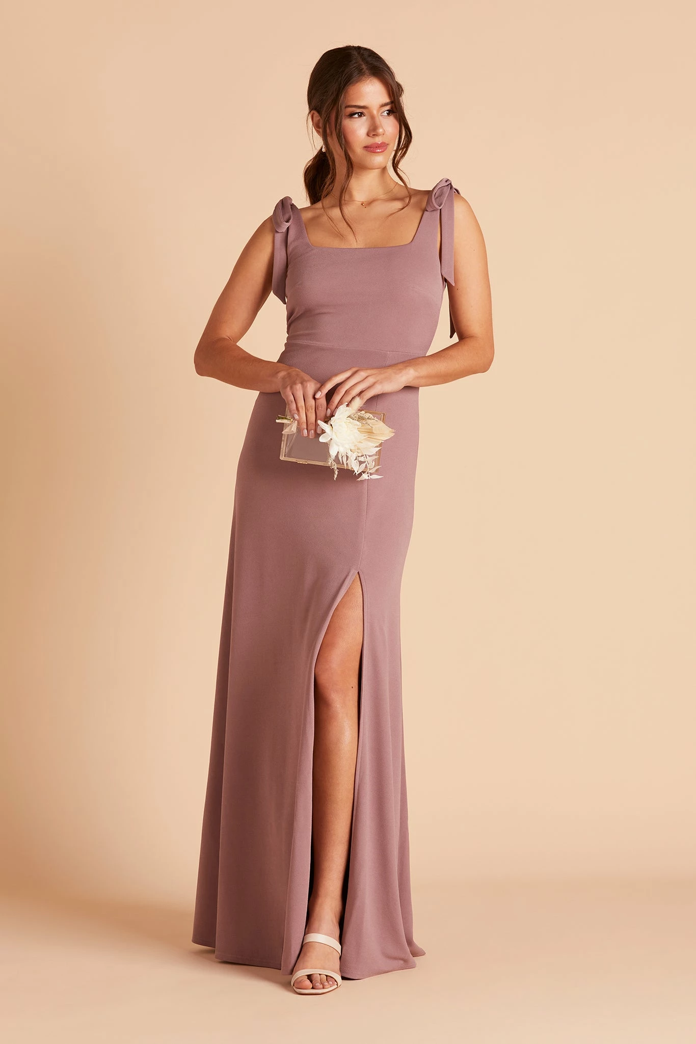 Alex Convertible Dress - Dark Mauve 9 Alex Convertible Dress - Dark Mauve - Image 9