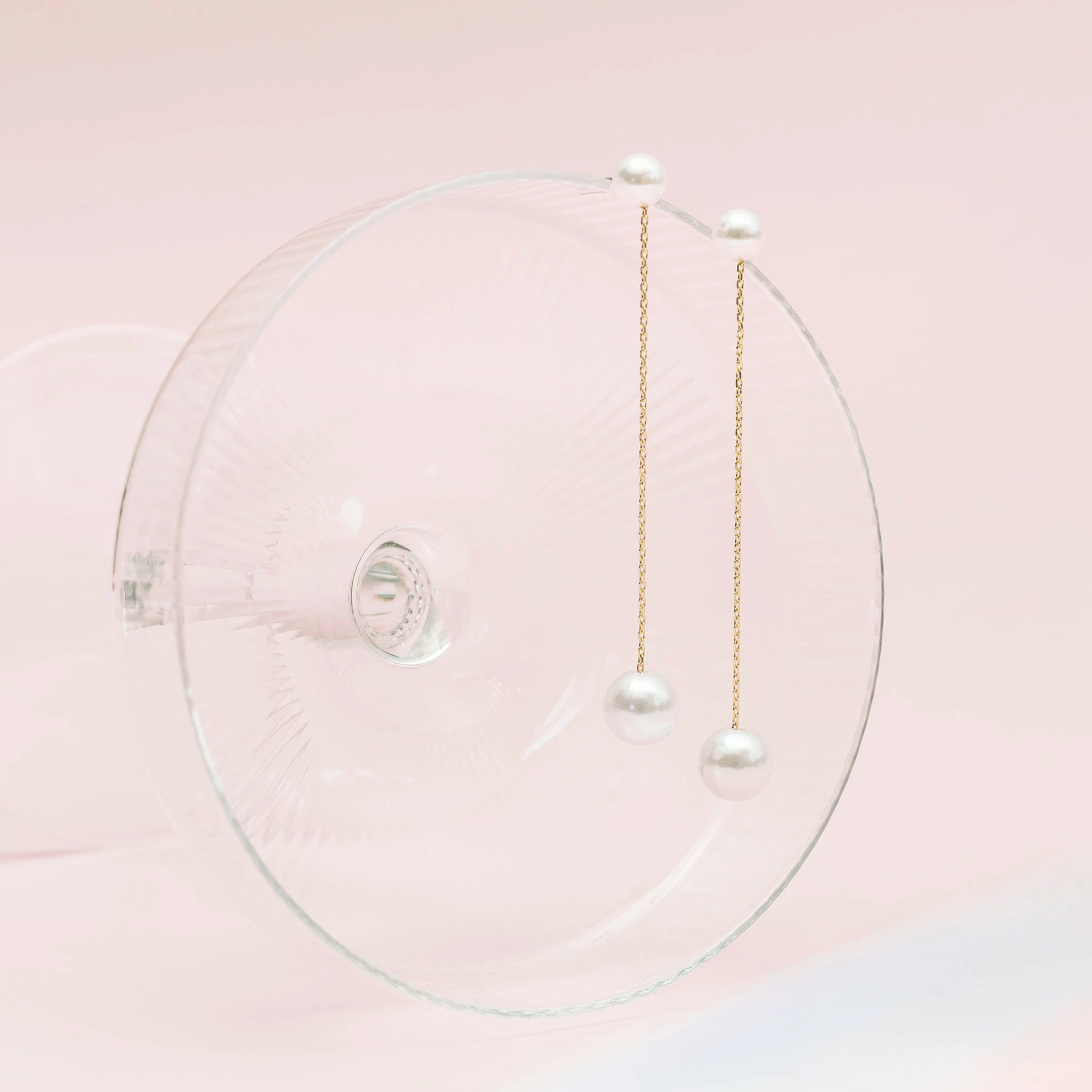 Everett Long Pearl Drop Earrings 4 Everett Long Pearl Drop Earrings - Image 4