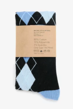 Argyle Groomsmen Socks By No Cold Feet - Blue 7 Argyle Groomsmen Socks By No Cold Feet - Blue -US Skirt Sales 2024 BIRDY GREY NO COLD FEET SOCKS BLACK BLUE ARGYLE 04