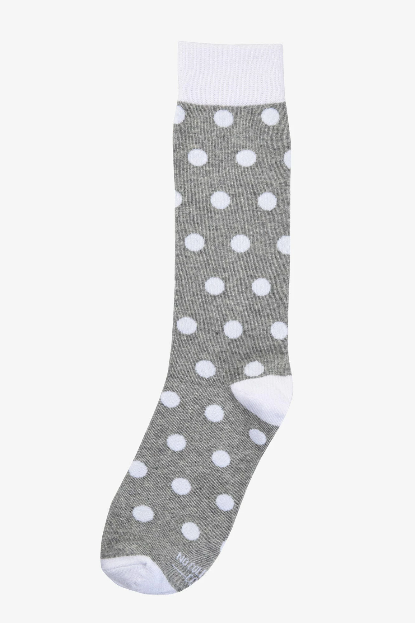 Polka Dot Groomsmen Socks By No Cold Feet - Grey 1 Polka Dot Groomsmen Socks By No Cold Feet - Grey