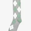 Argyle Groomsmen Socks By No Cold Feet - Green